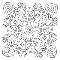 swirl flower block 1